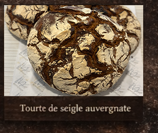 Tourte de seigle auvergnate